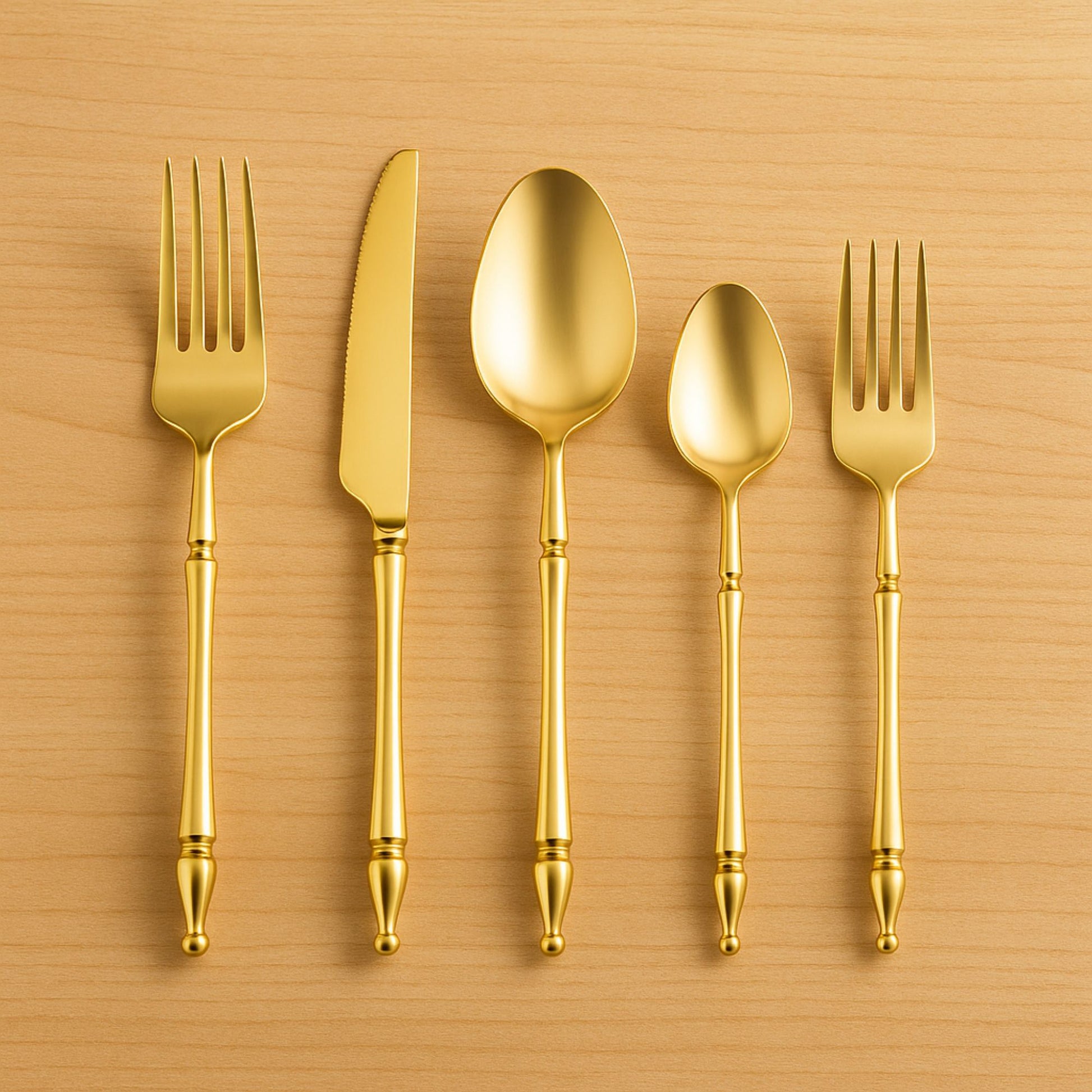 Majestic Flatware Plastic Gold Dinner Forks Disposable Forks Magestic