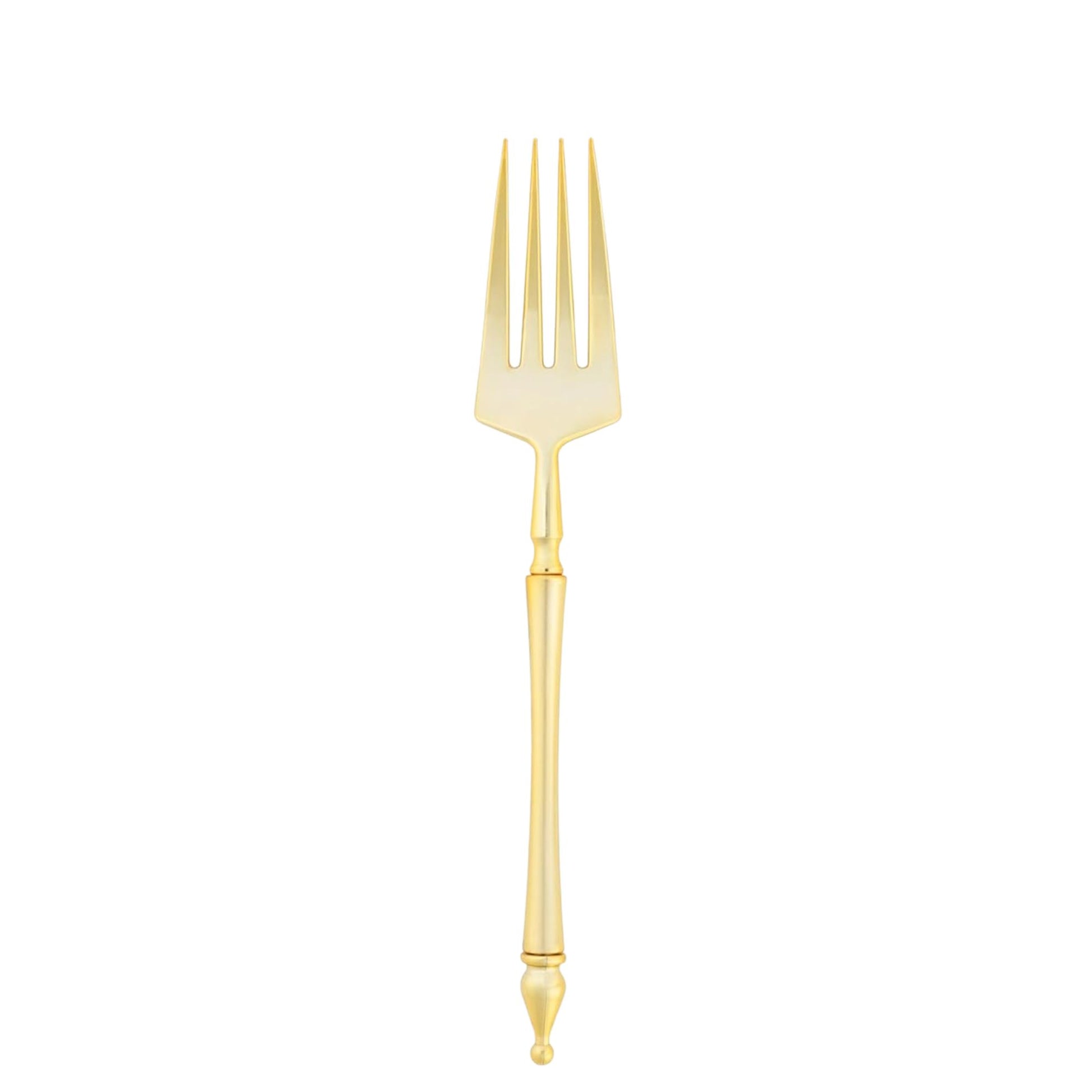 Majestic Flatware Plastic Gold Salad Forks Disposable Forks Magestic