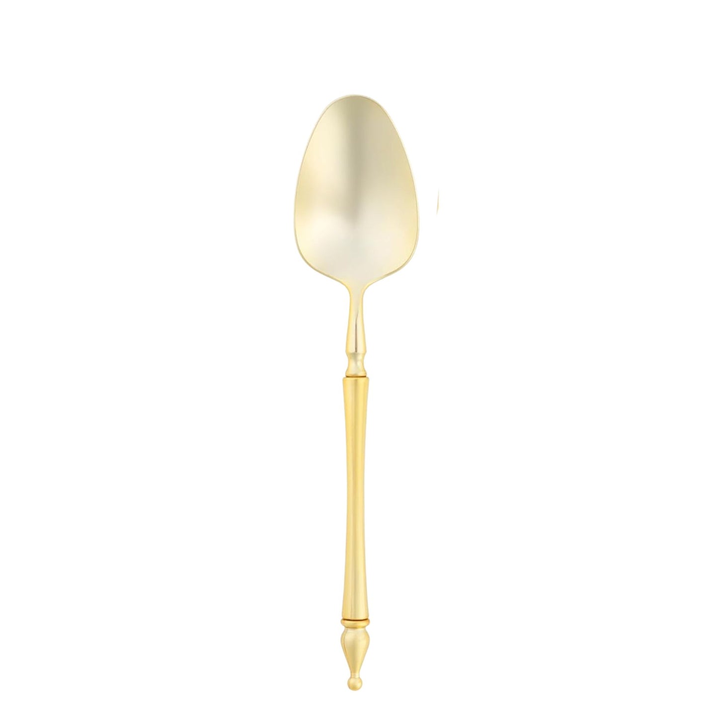 Majestic Flatware Plastic Gold Tea Spoons Disposable Spoons Magestic