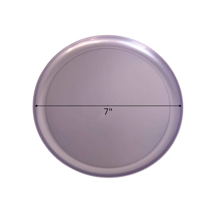 COMBO SET The Edge Collection 10" & 7" Pearlized Lavender Plastic Dinnerware Combo Disposable Plates SIMCA Collection