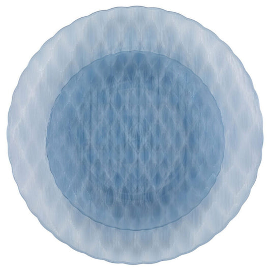 10"&7" Blue Plastic Plates Combo Set:Timeless