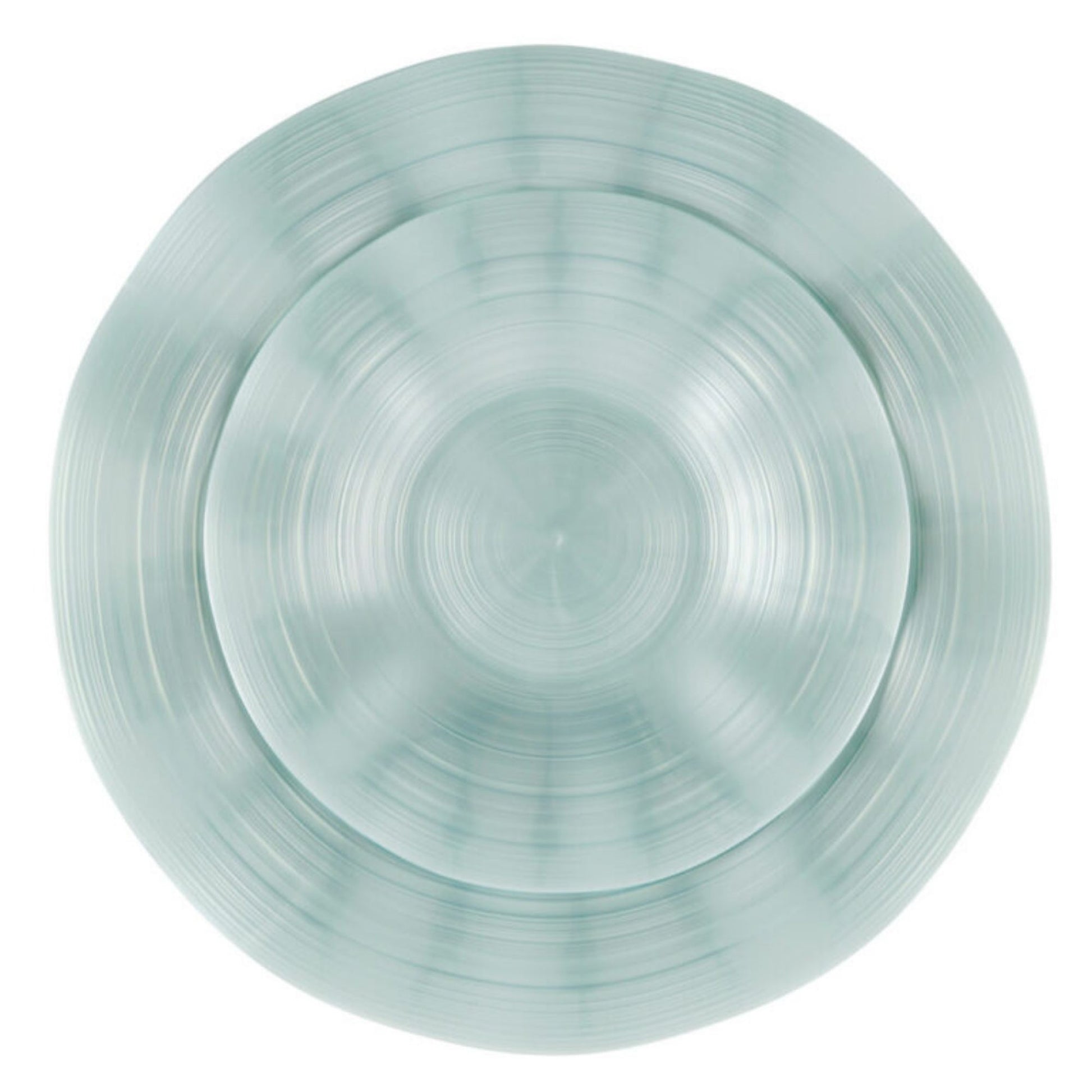 COMBO SET Ribbed Collection 10" & 7" Teal Pearl Plastic Dinnerware Combo Disposable Plates SIMCHA Collection