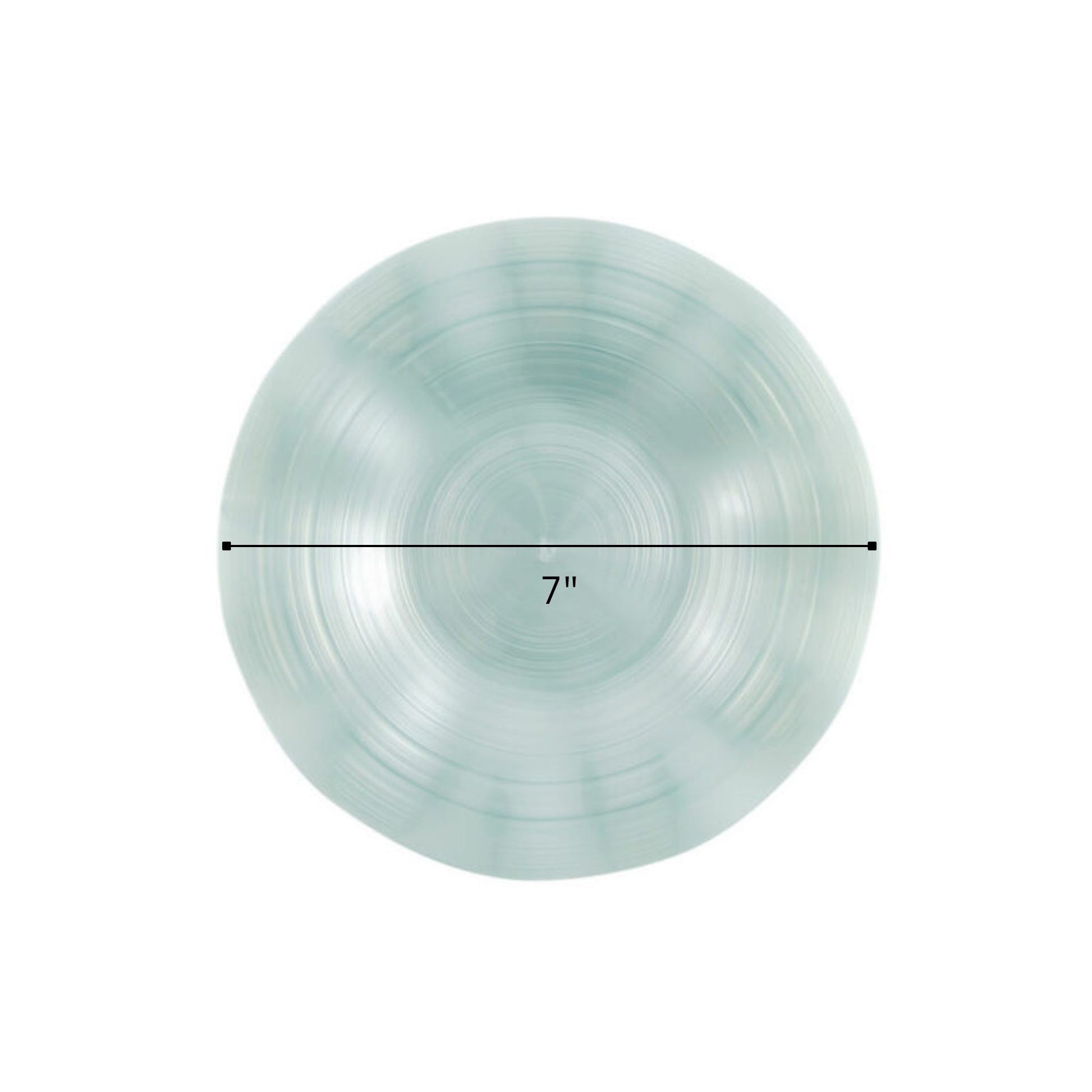 COMBO SET Ribbed Collection 10" & 7" Teal Pearl Plastic Dinnerware Combo Disposable Plates SIMCHA Collection