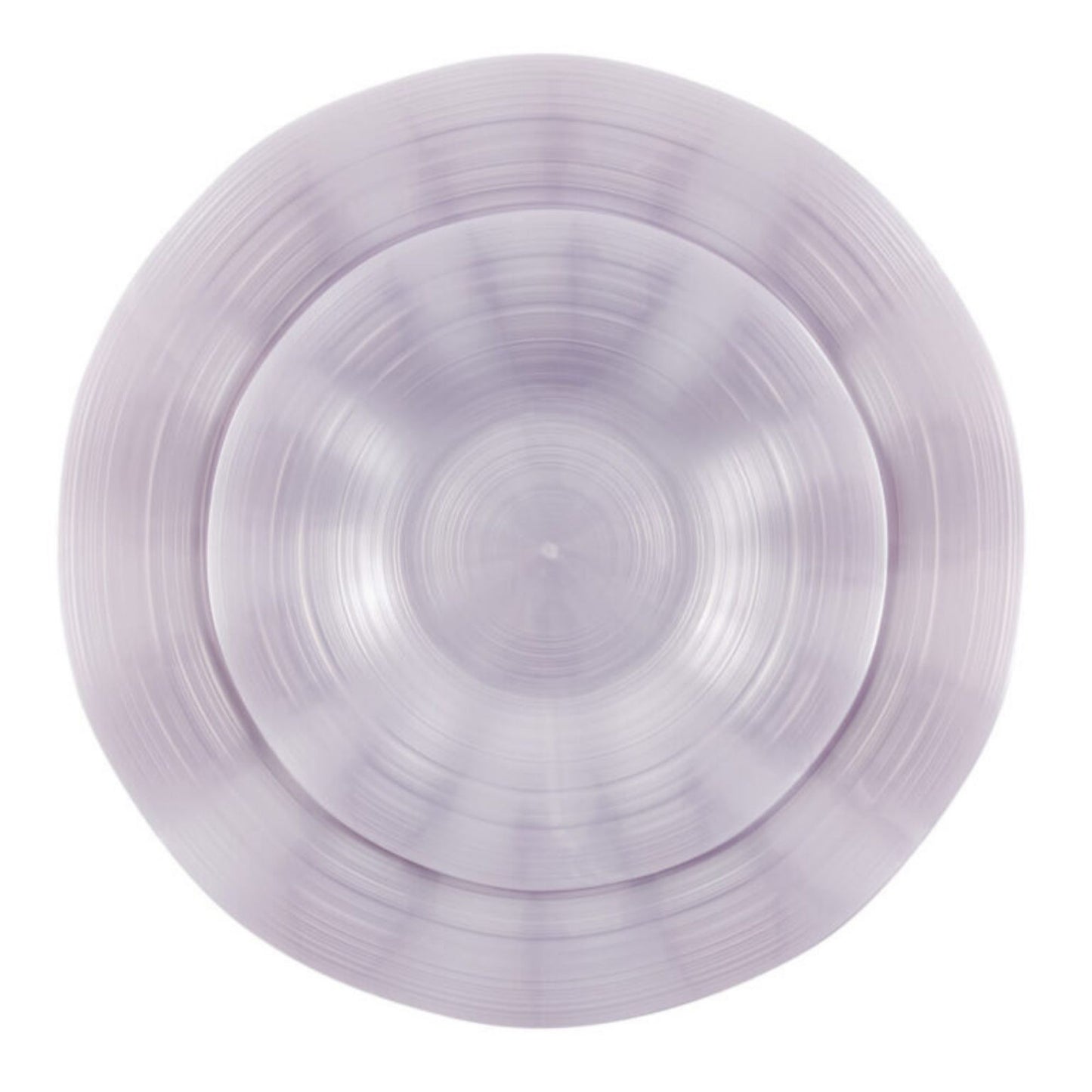 COMBO SET Ribbed Collection 10" & 7" Lavender Pearl Plastic Dinnerware Combo Disposable Plates SIMCHA Collection