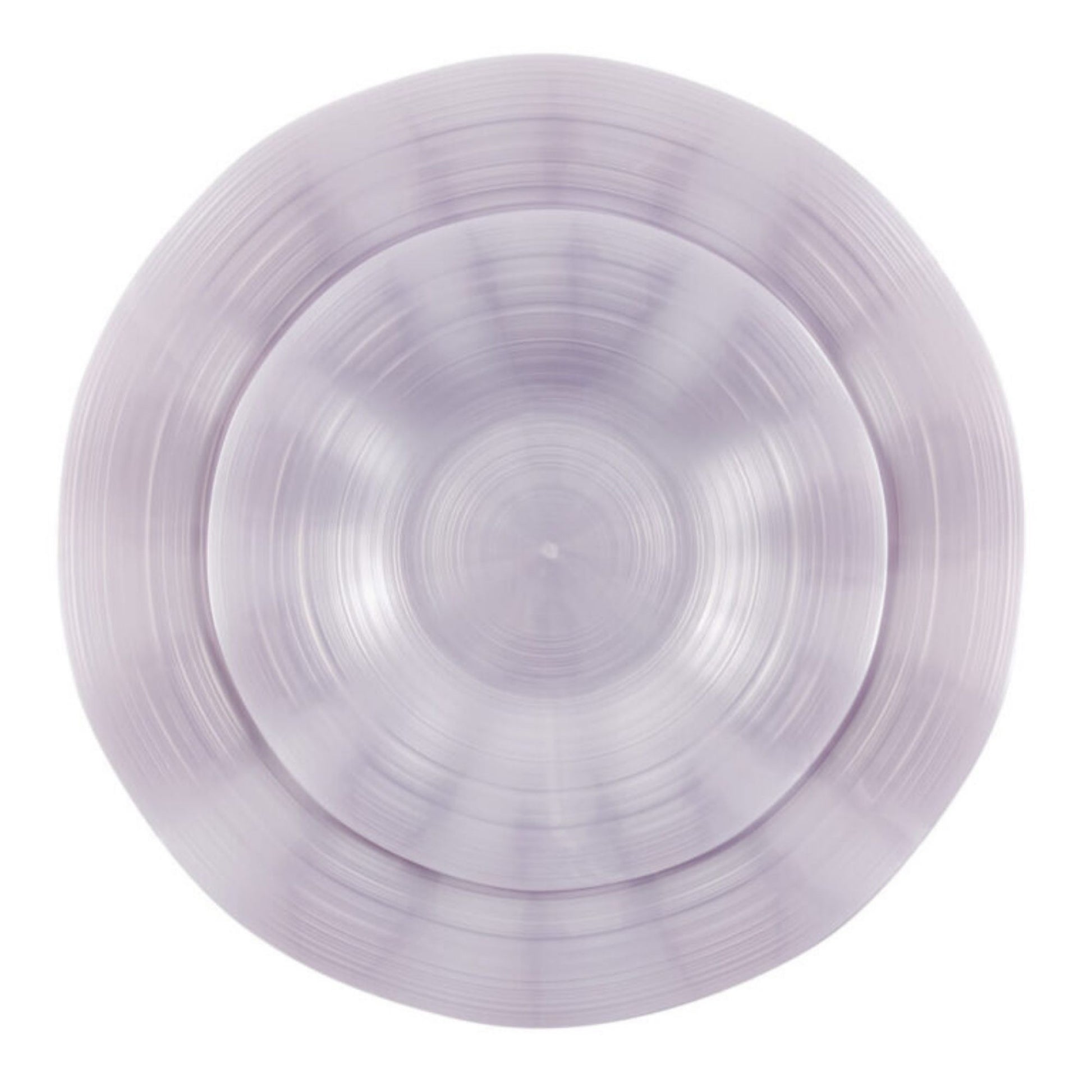 COMBO SET Ribbed Collection 10" & 7" Lavender Pearl Plastic Dinnerware Combo Disposable Plates SIMCHA Collection