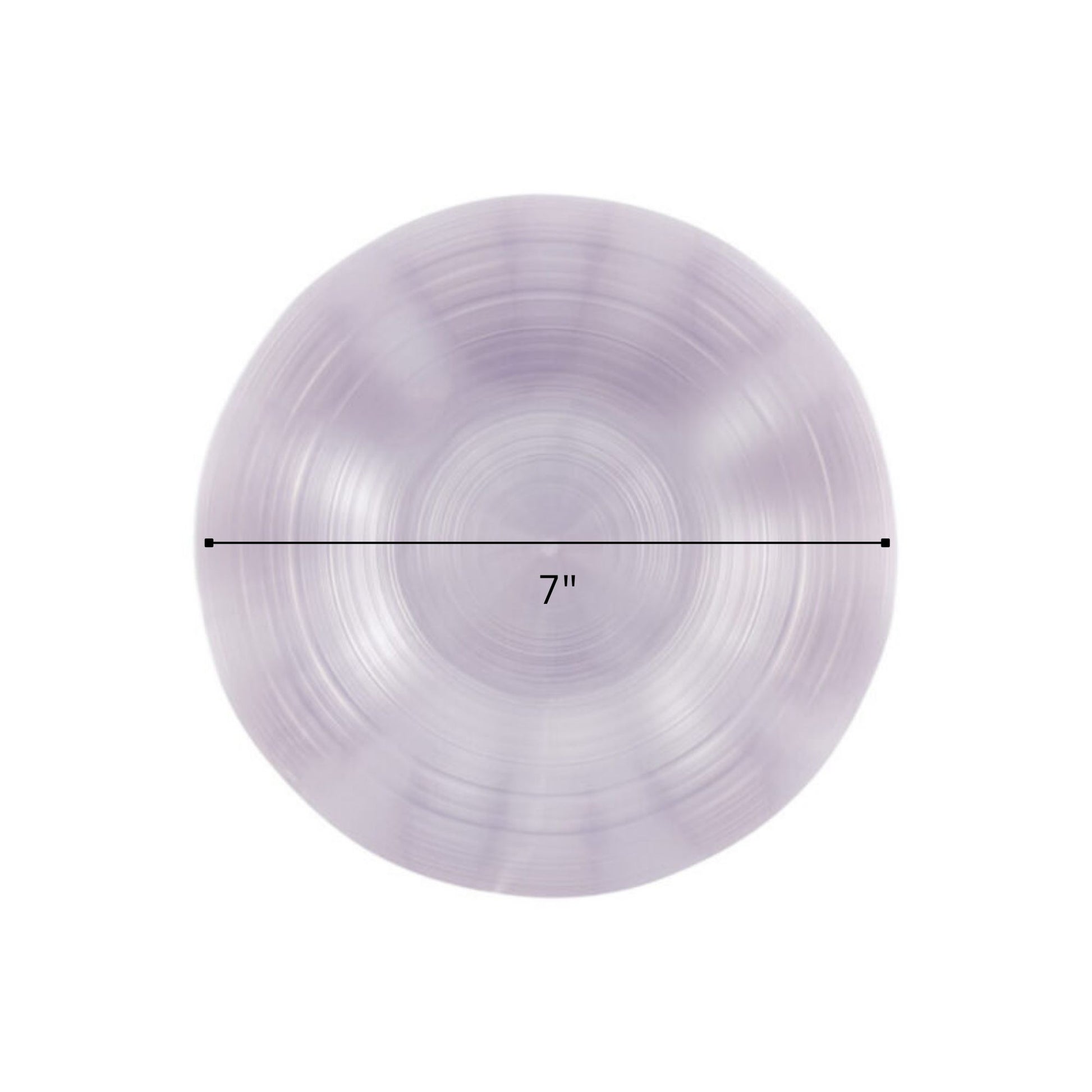 COMBO SET Ribbed Collection 10" & 7" Lavender Pearl Plastic Dinnerware Combo Disposable Plates SIMCHA Collection