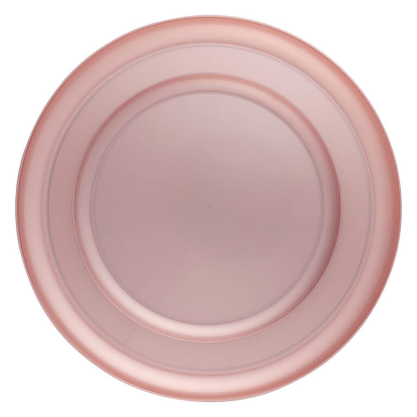 6.3"&8.6" Pink Pearl Disposable Plastic Plates COMBO Set-Edge