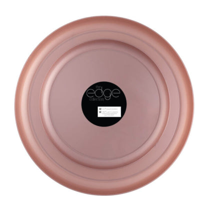 6.3"&8.6" Pink Pearl Disposable Plastic Plates COMBO Set-Edge