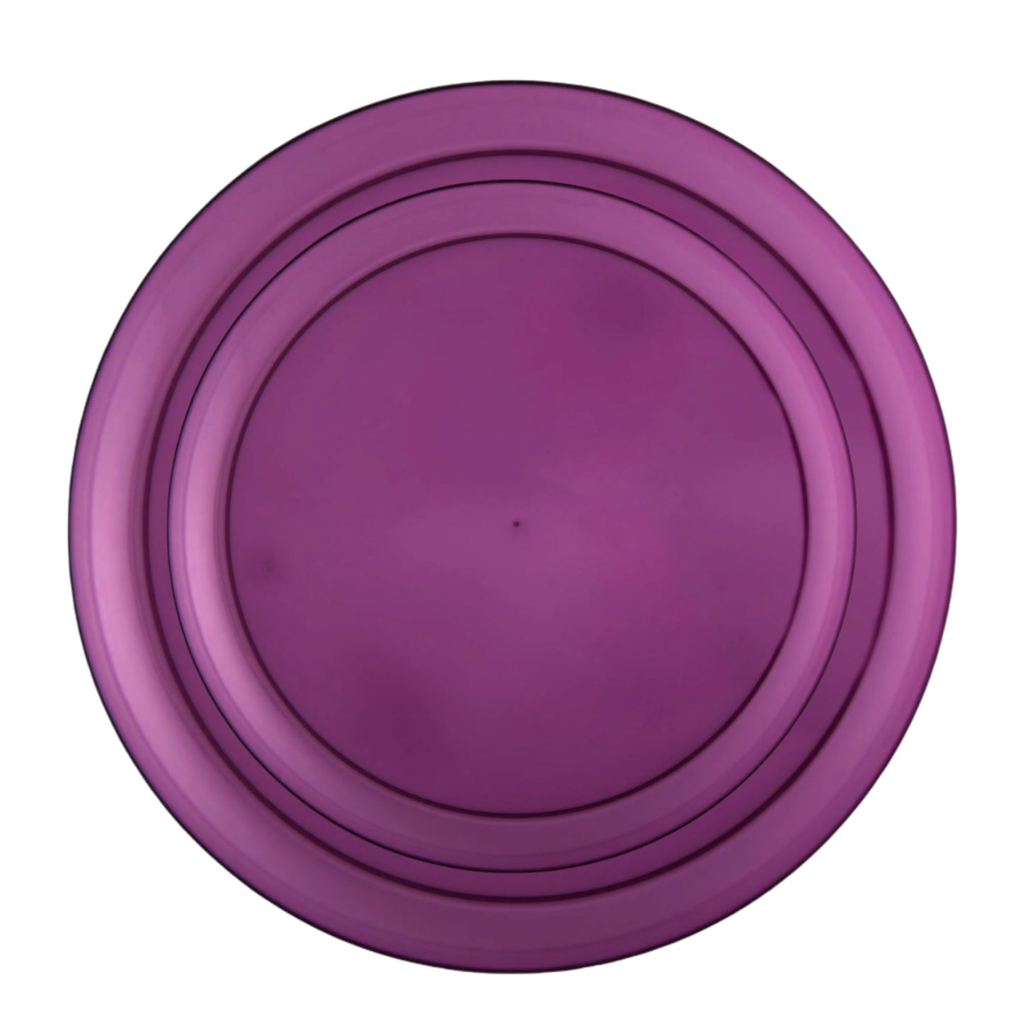 6.3"&8.6" Purple Disposable Plastic Plates COMBO Set-Edge