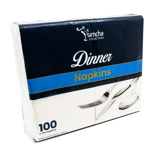 "BULK" Premium White Napkins 1/8 Fold Dinner Napkin Value Pack Napkins OnlyOneStopShop   