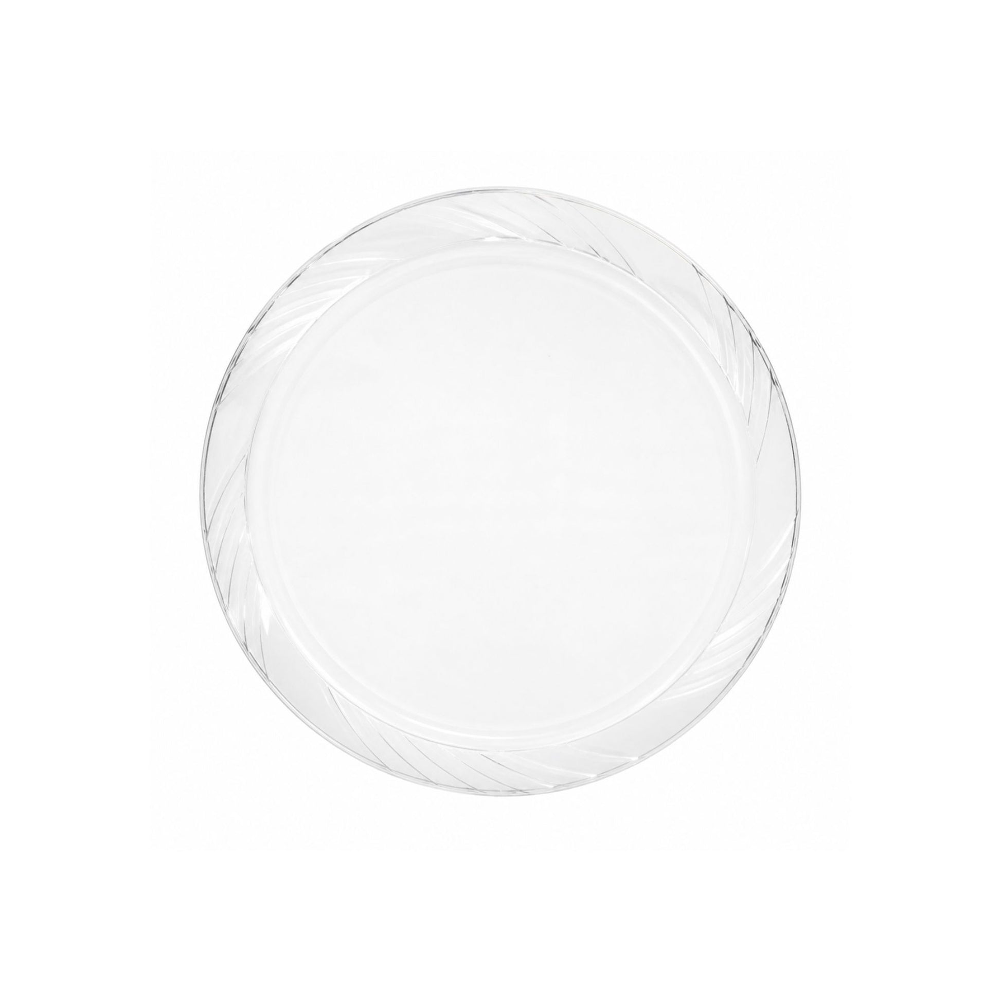 *JUMBO PACK*6" Plates frosty Clear Lightweight Plastic Disposable Disposable Plates Blue Sky