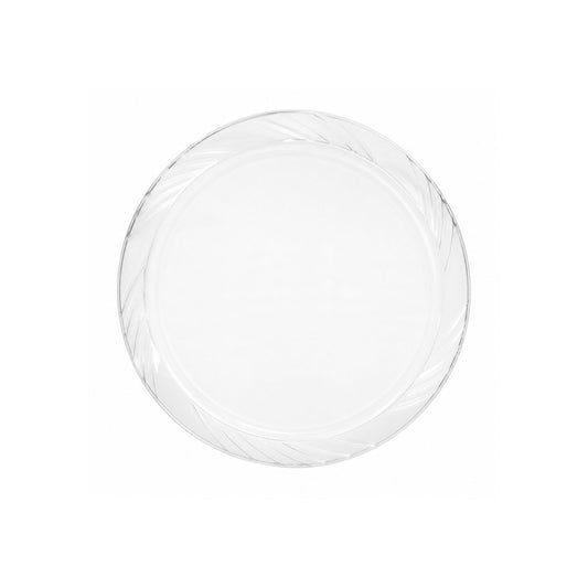 *JUMBO PACK*6" Plates frosty Clear Lightweight Plastic Disposable Disposable Plates Blue Sky