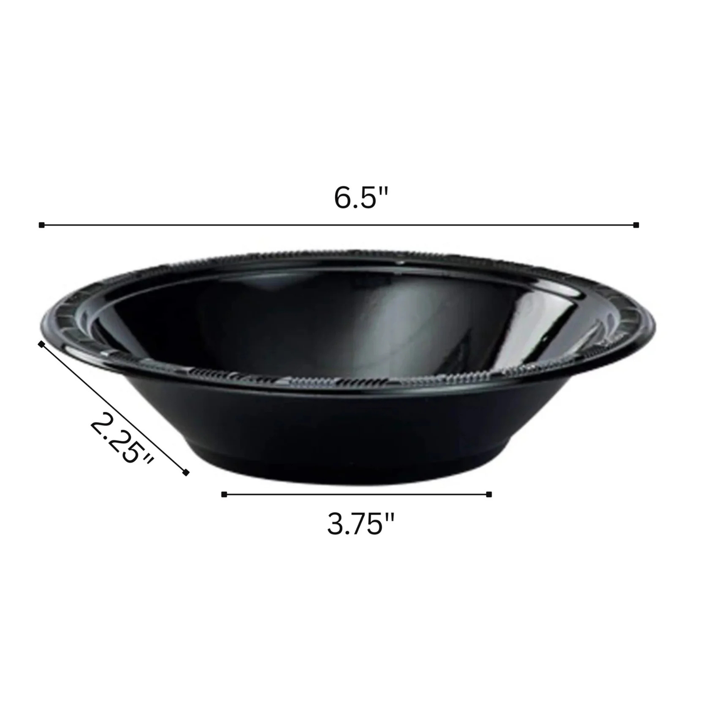 COMBO-PARTY SET: BLACK-Complete Disposable Dining Solution for Your Event Disposable Tableware Hanna K Signature