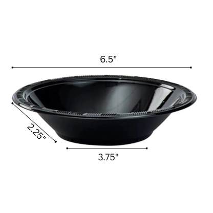 COMBO-PARTY SET: BLACK-Complete Disposable Dining Solution for Your Event Disposable Tableware Hanna K Signature