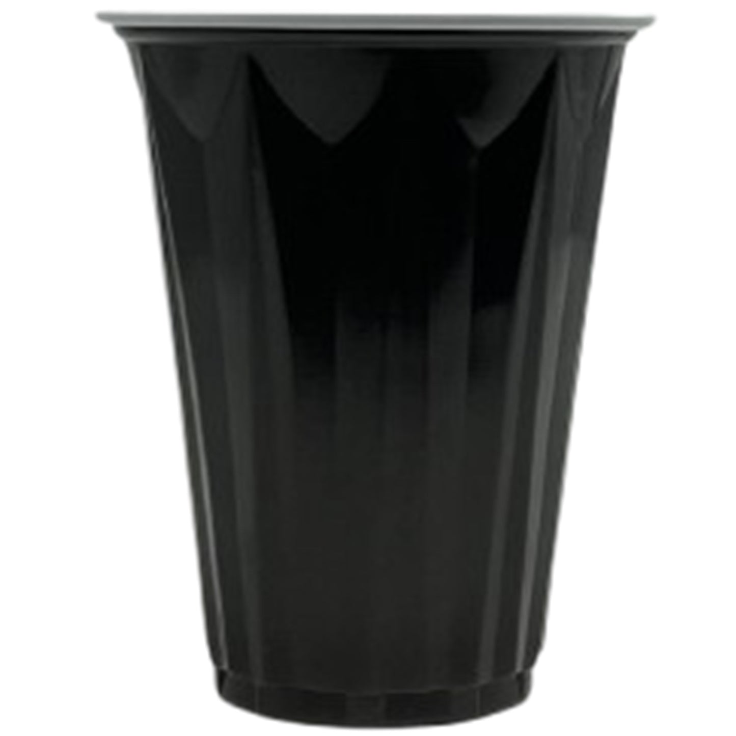 Black Plastic Party Cup 12 oz Cups Party Dimensions   