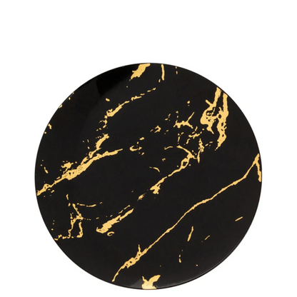 Gold Stroke Black Dinner Plates 7.5″ Elegant Plates Blue Sky   