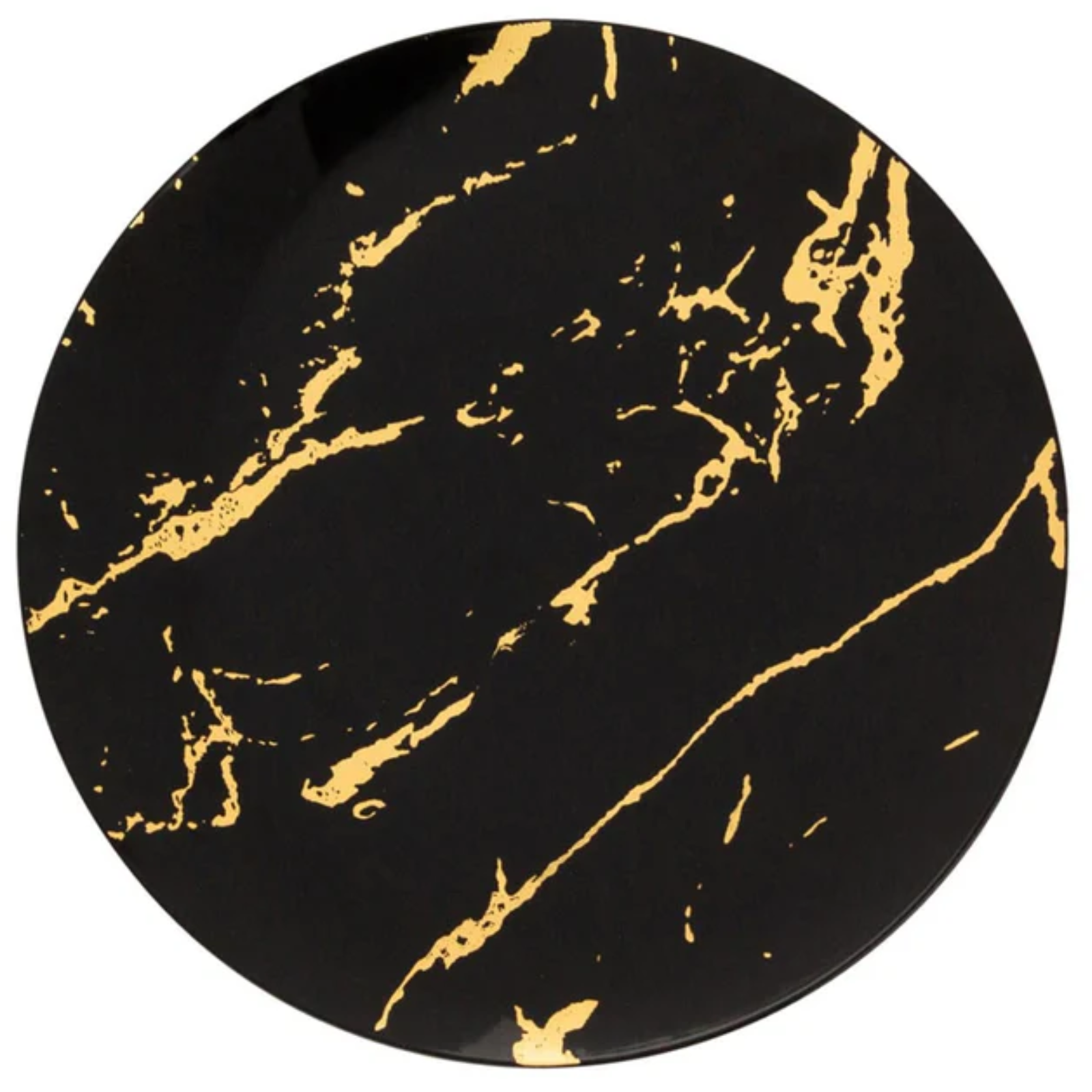 Gold Stroke Black Dinner Plates 10.25″ Elegant Plates Blue Sky   