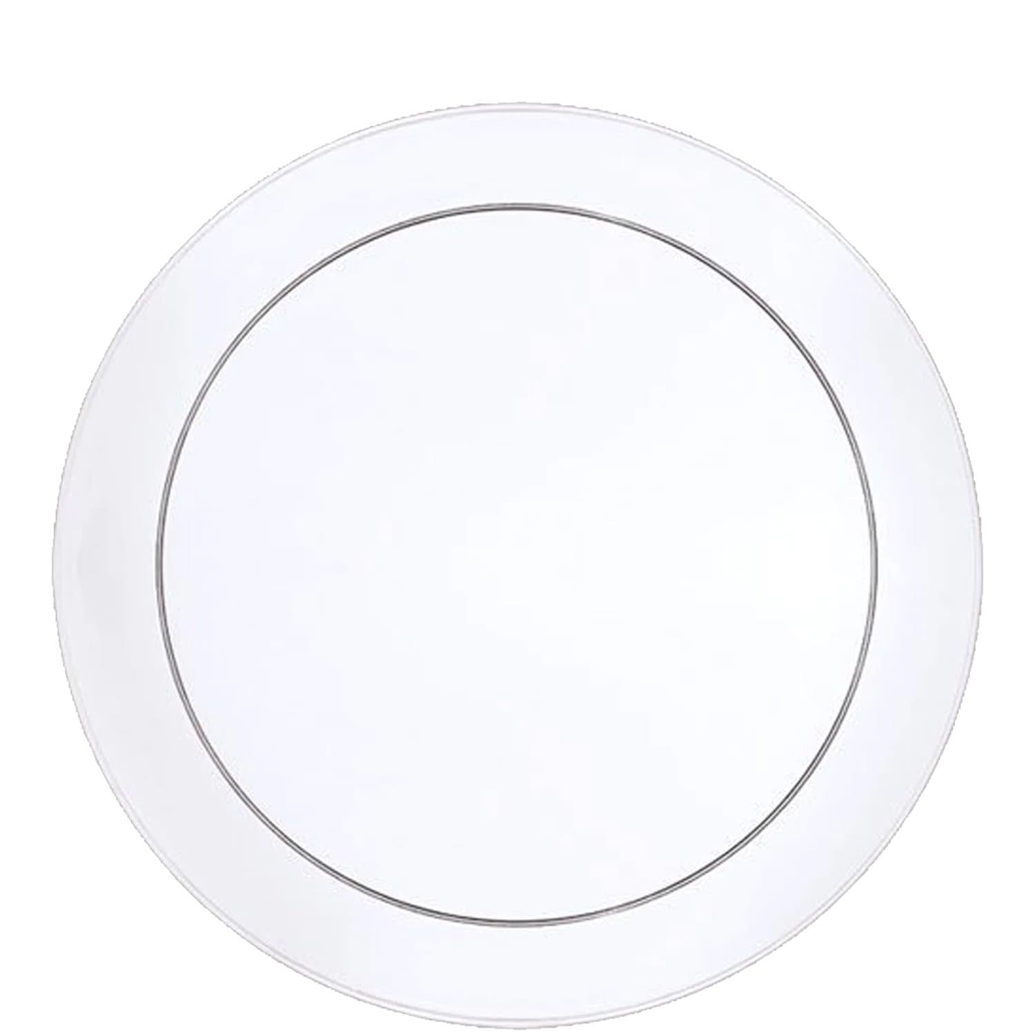 'BULK' Buffet Heavy Weight Plastic Plate Clear 9" Plastic Plates Hanna K Signature   