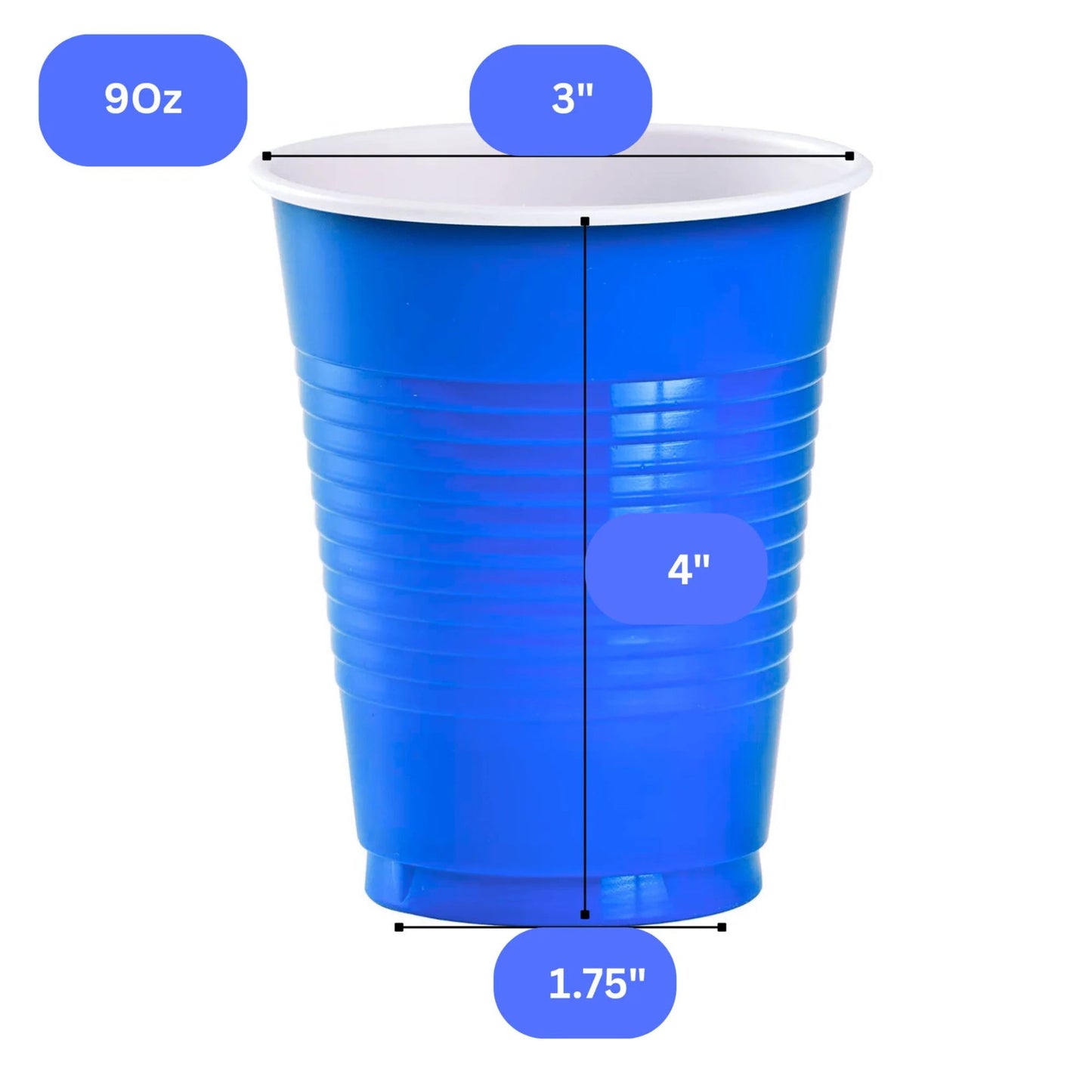 COMBO-PARTY SET: BLUE-Complete Disposable Dining Solution for Your Event Disposable Tableware Hanna K Signature