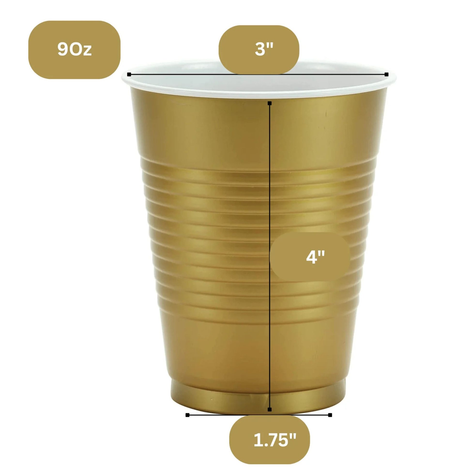 COMBO-PARTY SET: GOLD-Complete Disposable Dining Solution for Your Event Disposable Tableware Hanna K Signature
