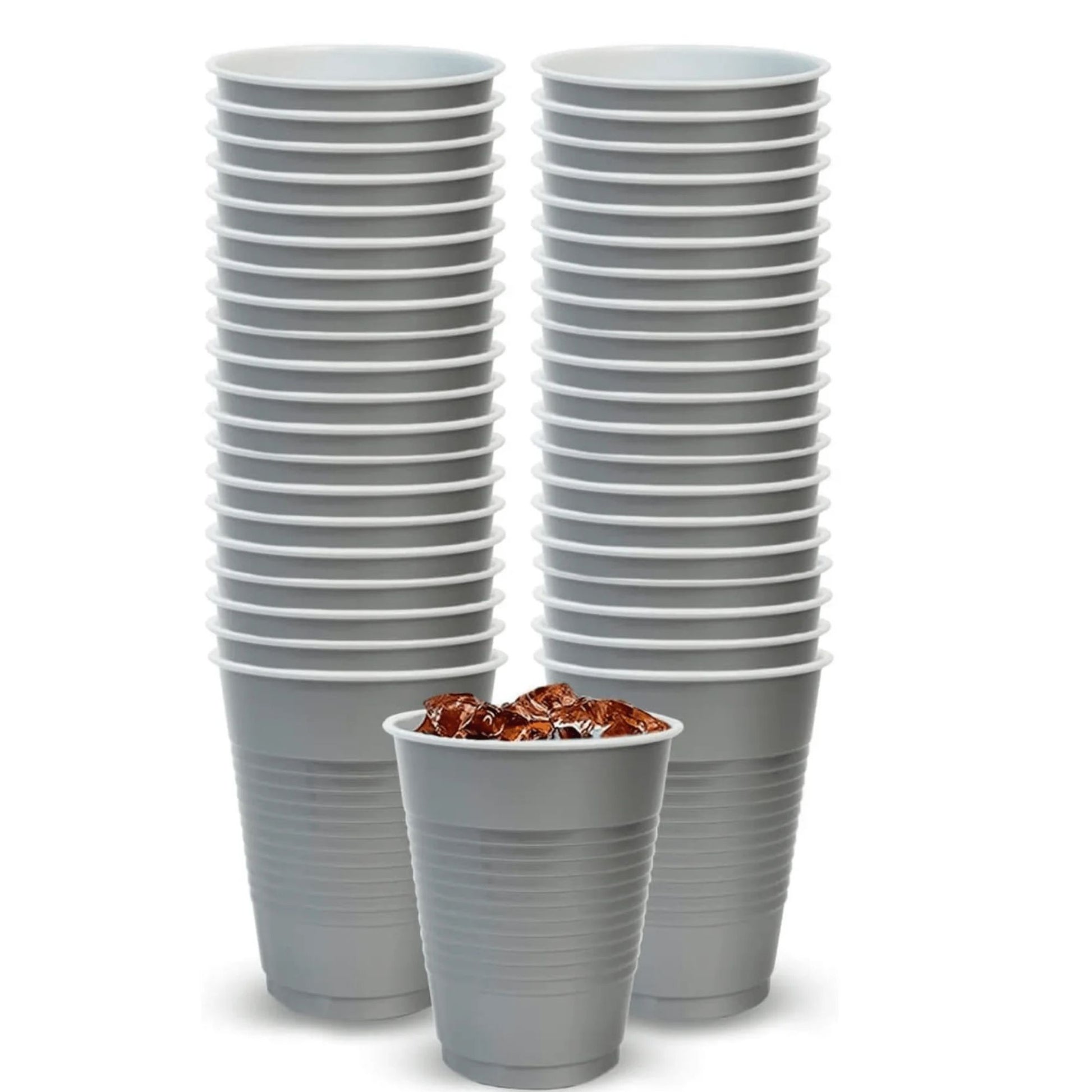 COMBO-PARTY SET: SILVER -Complete Disposable Dining Solution for Your Event Disposable Tableware Hanna K Signature