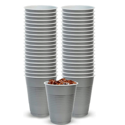 COMBO-PARTY SET: SILVER -Complete Disposable Dining Solution for Your Event Disposable Tableware Hanna K Signature