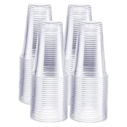 20oz Plastic Clear PET Cups, for All Kinds of Beverages Smoothie Cups VeZee