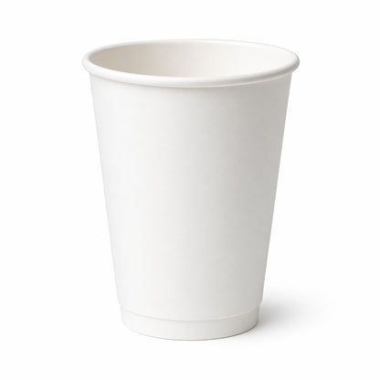 *BUY BULK* 10 oz White Poly Paper Cups Hot and Cold Disposable Leak Resistant Cups Paper Cups VeZee