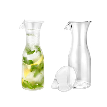 Lillian Carafe Juice Jar Beverage Decanter Acrylic 20 oz Serverware Lillian   