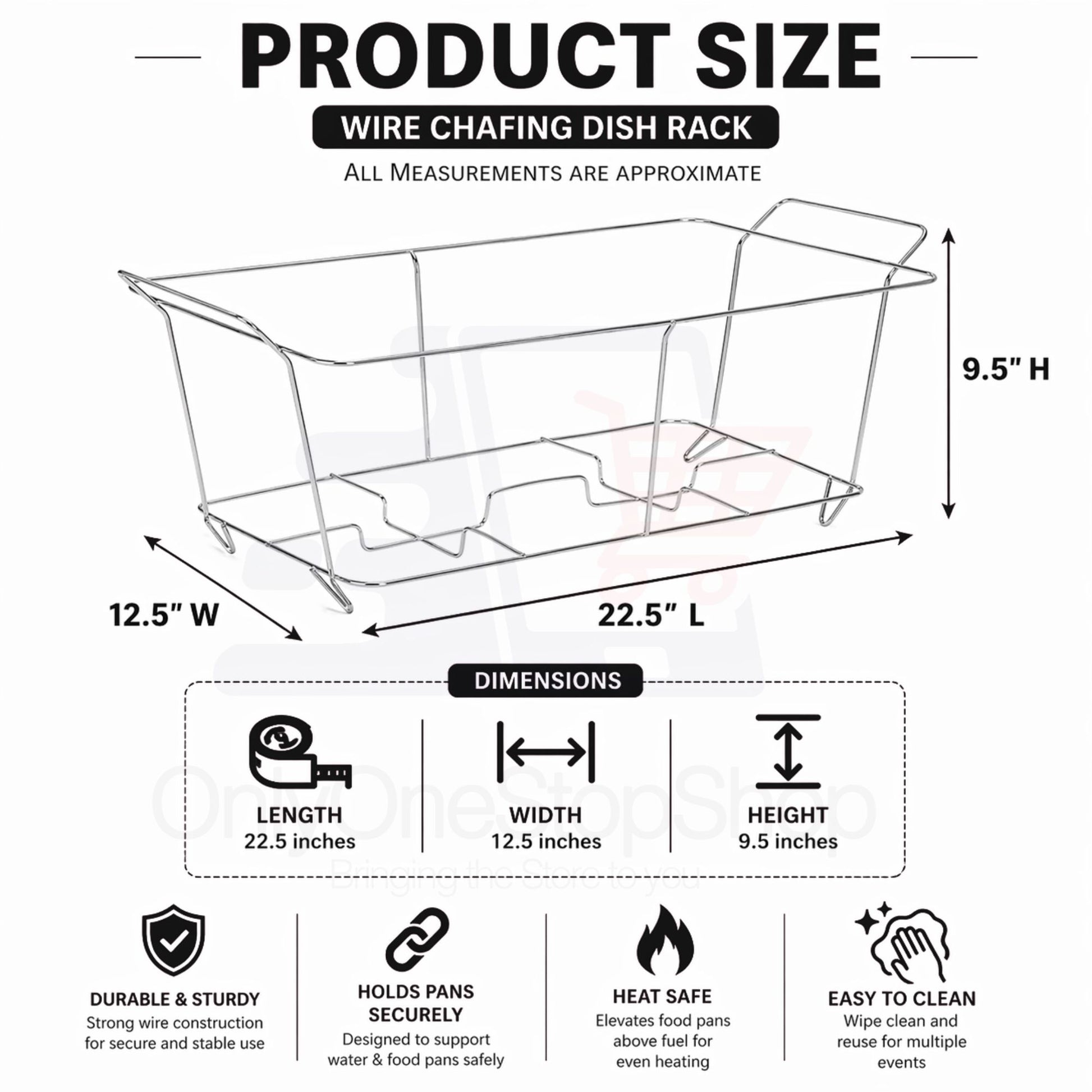 136 Piece Chafing Dish Buffet Aluminum Disposable Disposable VeZee