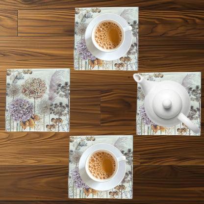 Ambiente 13" x 13" 3-Ply Soft Pastel Floral & Botanical Design Tissue Napkins: 20 Count Napkins Ambiente