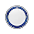 SALE Royal Collection Ornament Plastic Dessert Bowls Blue Silver 5 oz 10 count Bowls OnlyOneStopShop   