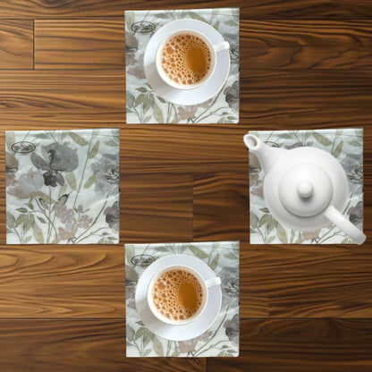 13" x 13" 3-Ply Premium Elegant Floral Design Tissue Napkin: 20 Count Napkins Ti-Flair