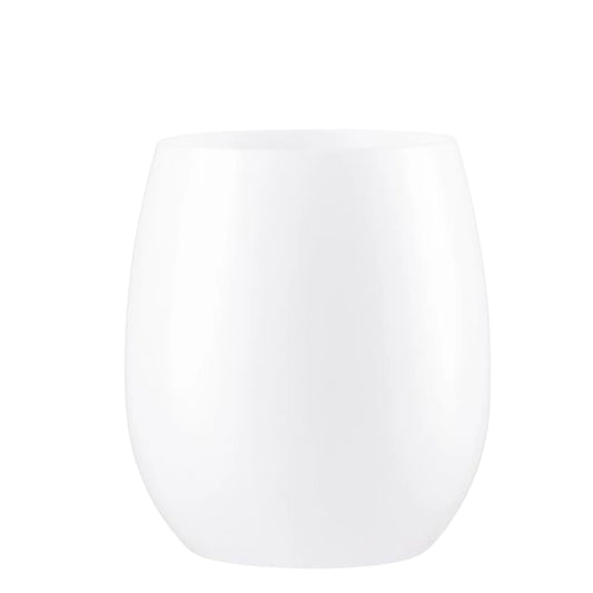 12oz Stemless Plastic Disposable Wine Goblet White Wine Goblets Decorline