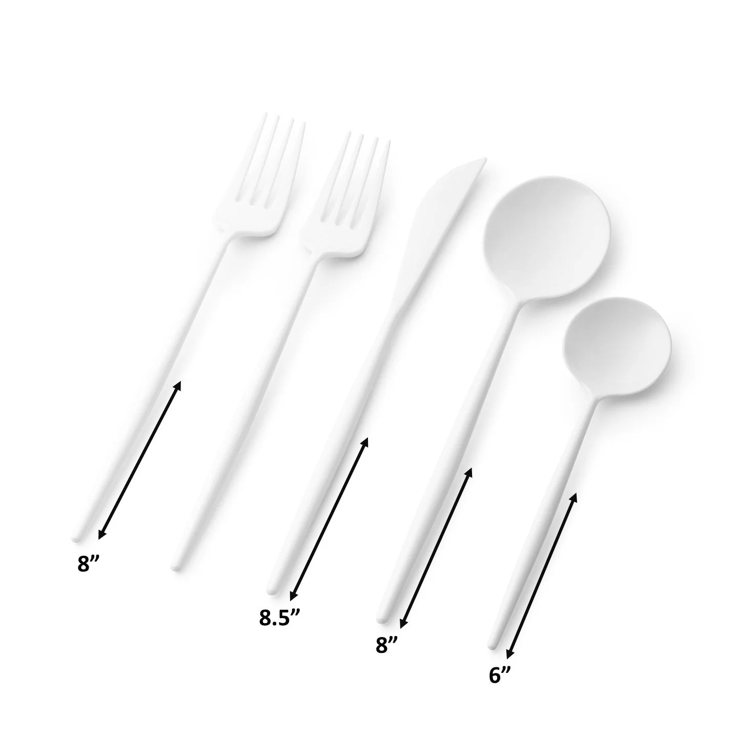 Noble Collection White Flatware Set Tablesettings Decorline