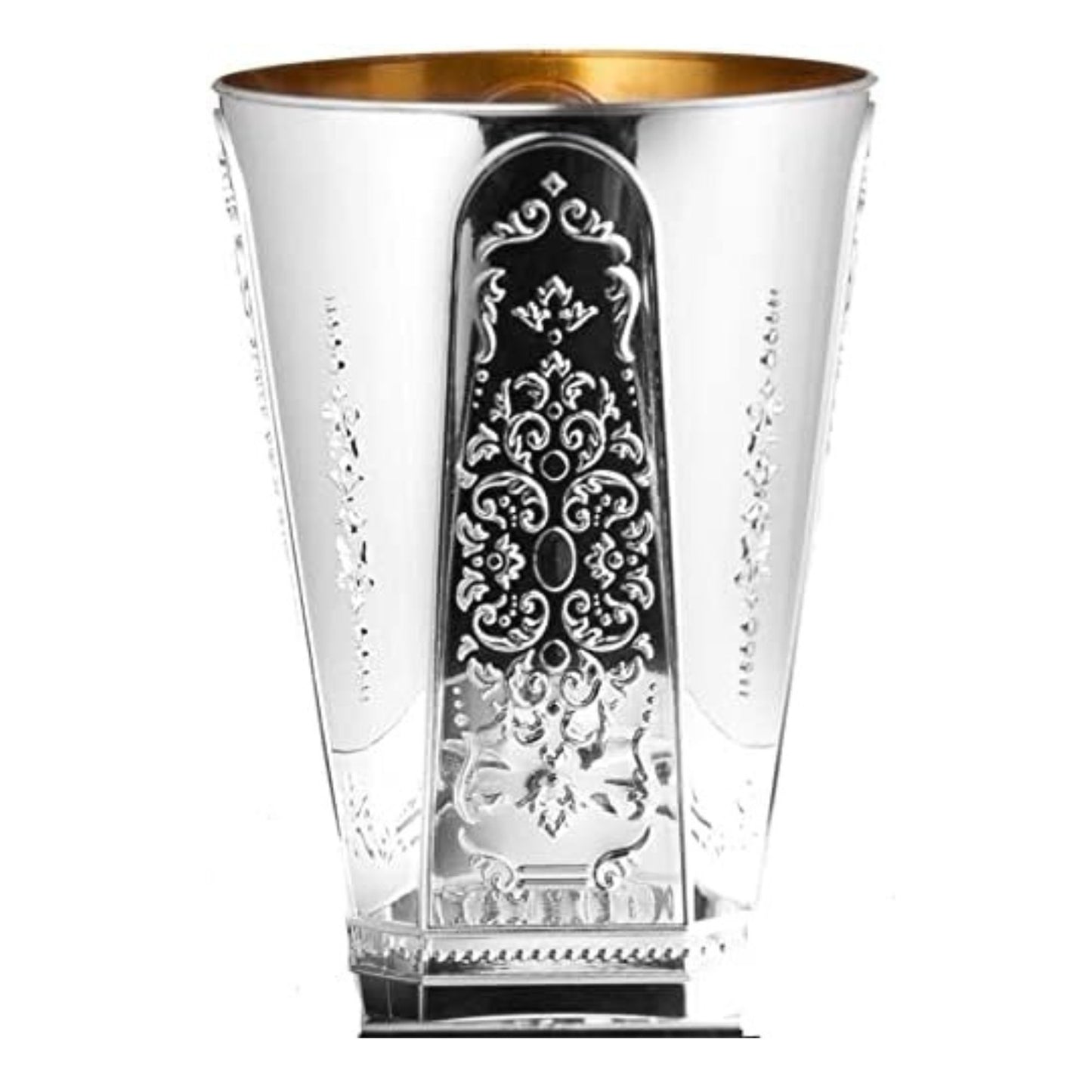 5oz Plastic Wine Kiddush Cup Regal Square Religious Items Decorline