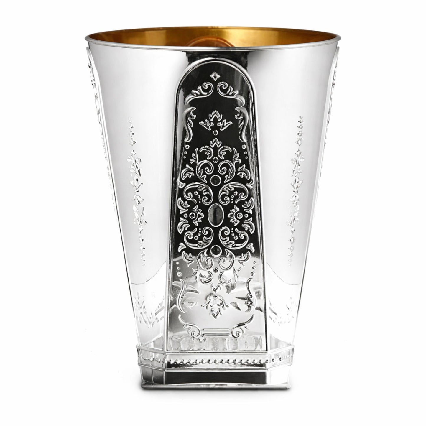 5oz Plastic Wine Kiddush Cup Regal Square Bottom 10 Pack Religious Items Decorline