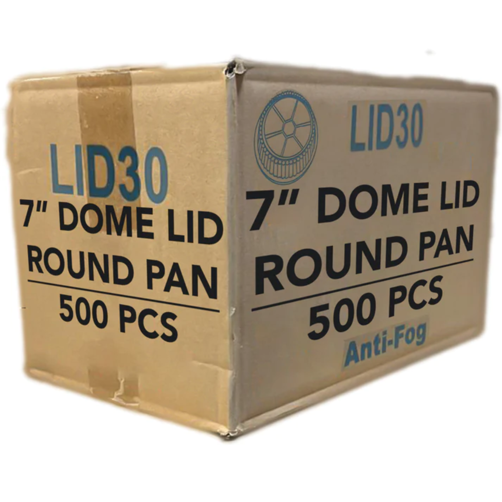 *WHOLESALE* 7" Clear Dome Lids for Aluminum Round Pan | 500 ct. Disposable JetFoil   