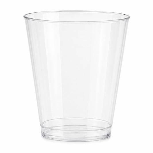 10oz Clear Plastic Wine Glasses Tumblers – Disposable Heavy Duty BPA Free Party Cups Tumblers Hanna K Signature