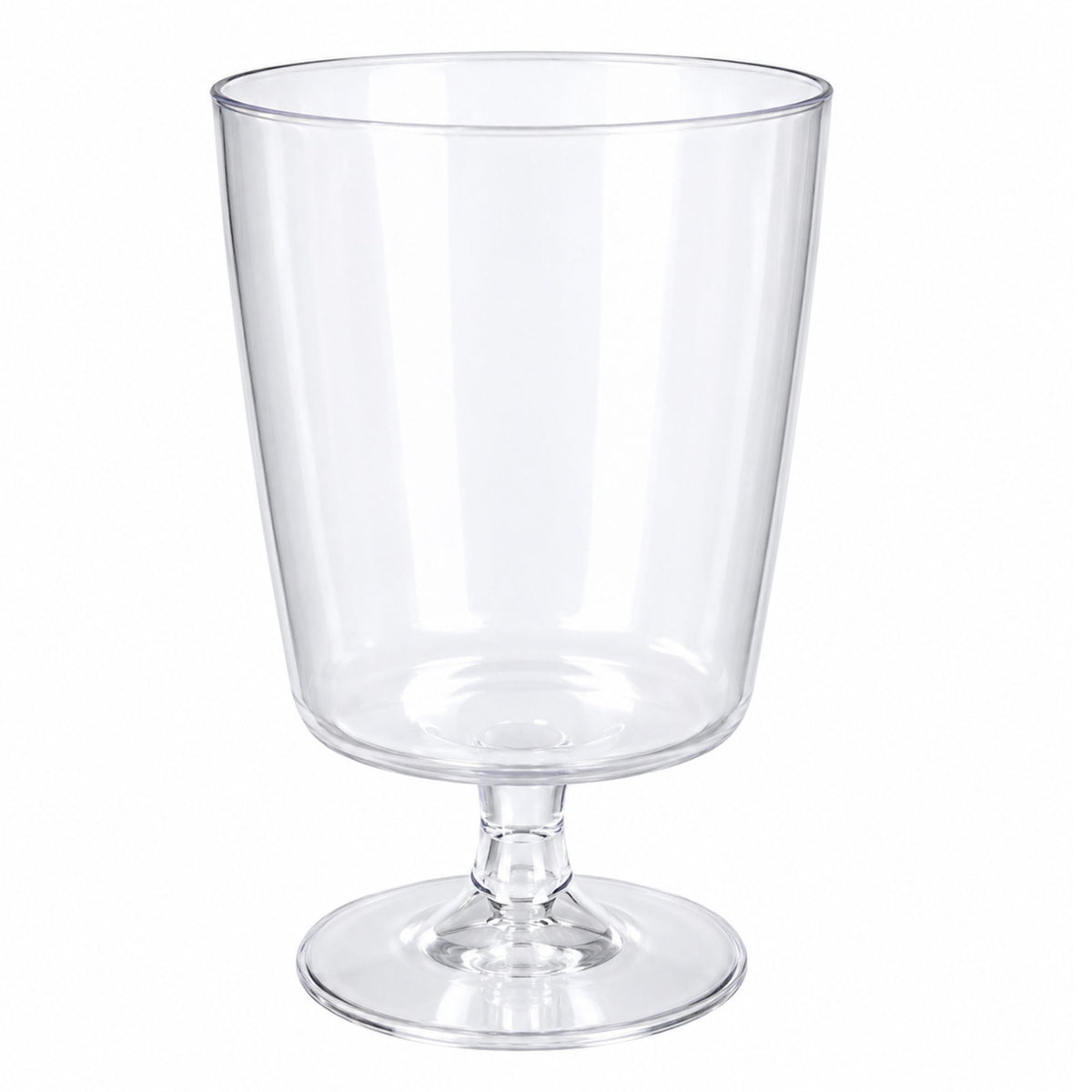 8oz Footed Elegant Plastic Wine Glasses Clear Disposable Party Cups Dispoable Wine Glasses Hanna K Signature