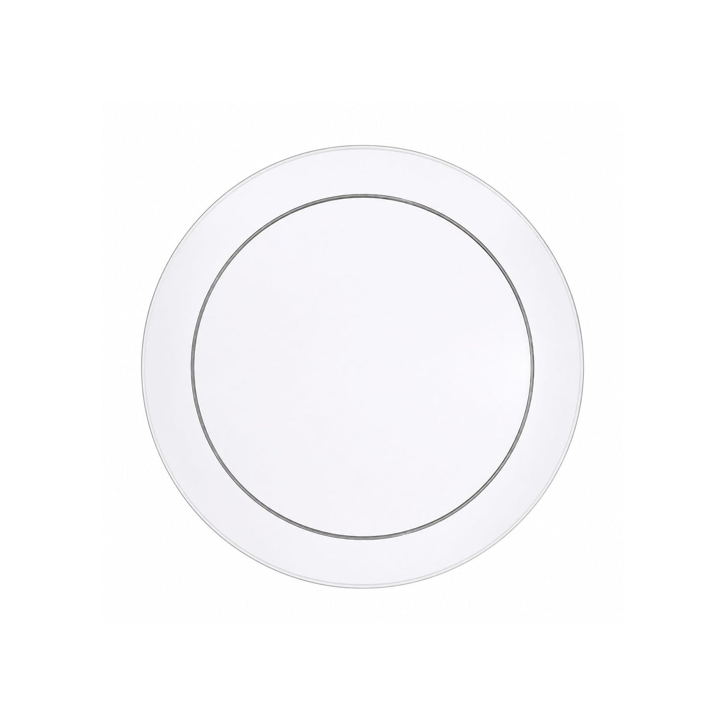 *JUMBO PACK*6" Buffet Plate Clear Heavyweight plastic Disposable Disposable Plates Hanna K Signature