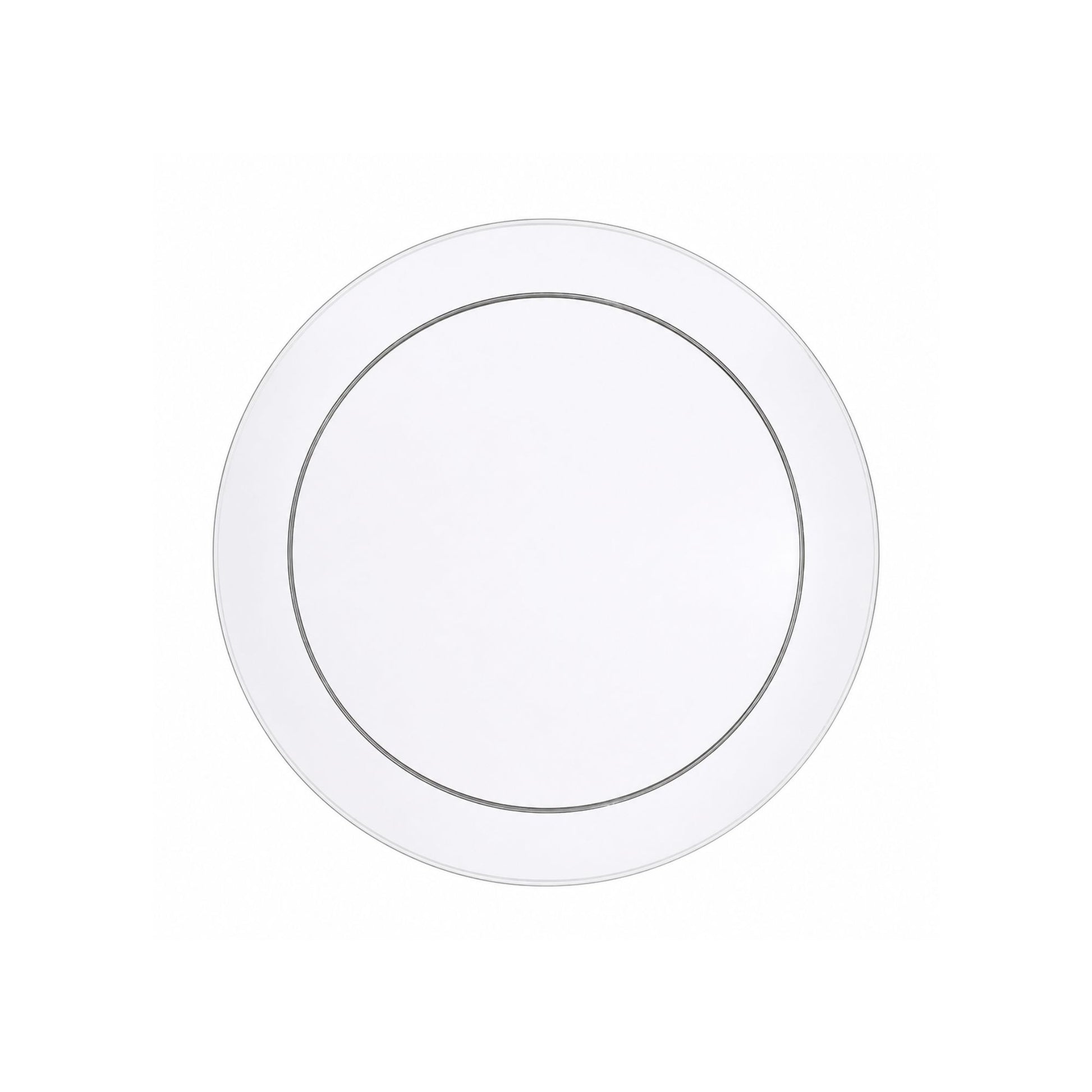 *JUMBO PACK*6" Buffet Plate Clear Heavyweight plastic Disposable Disposable Plates Hanna K Signature