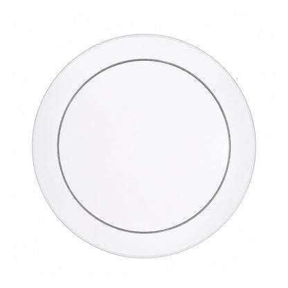 *JUMBO PACK* 9" Buffet Plate Clear Heavy Weight Plastic Disposable Plates Hanna K Signature