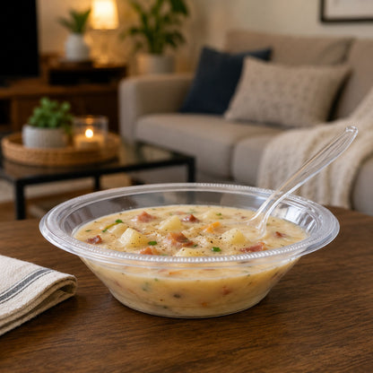 15oz Bowls Clear Heavy Weight Plastic Bowls Hanna K Signature