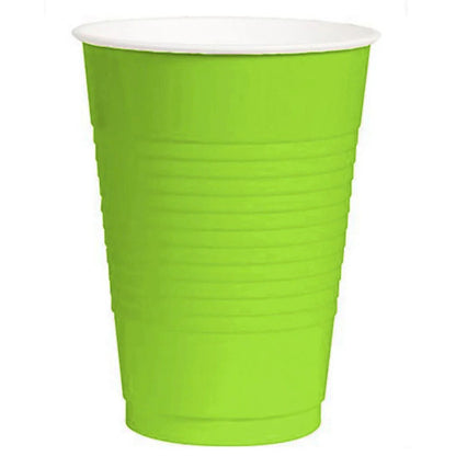 Hanna K. Signature Plastic Cups Lime Green 18 oz Cups Hanna K Signature