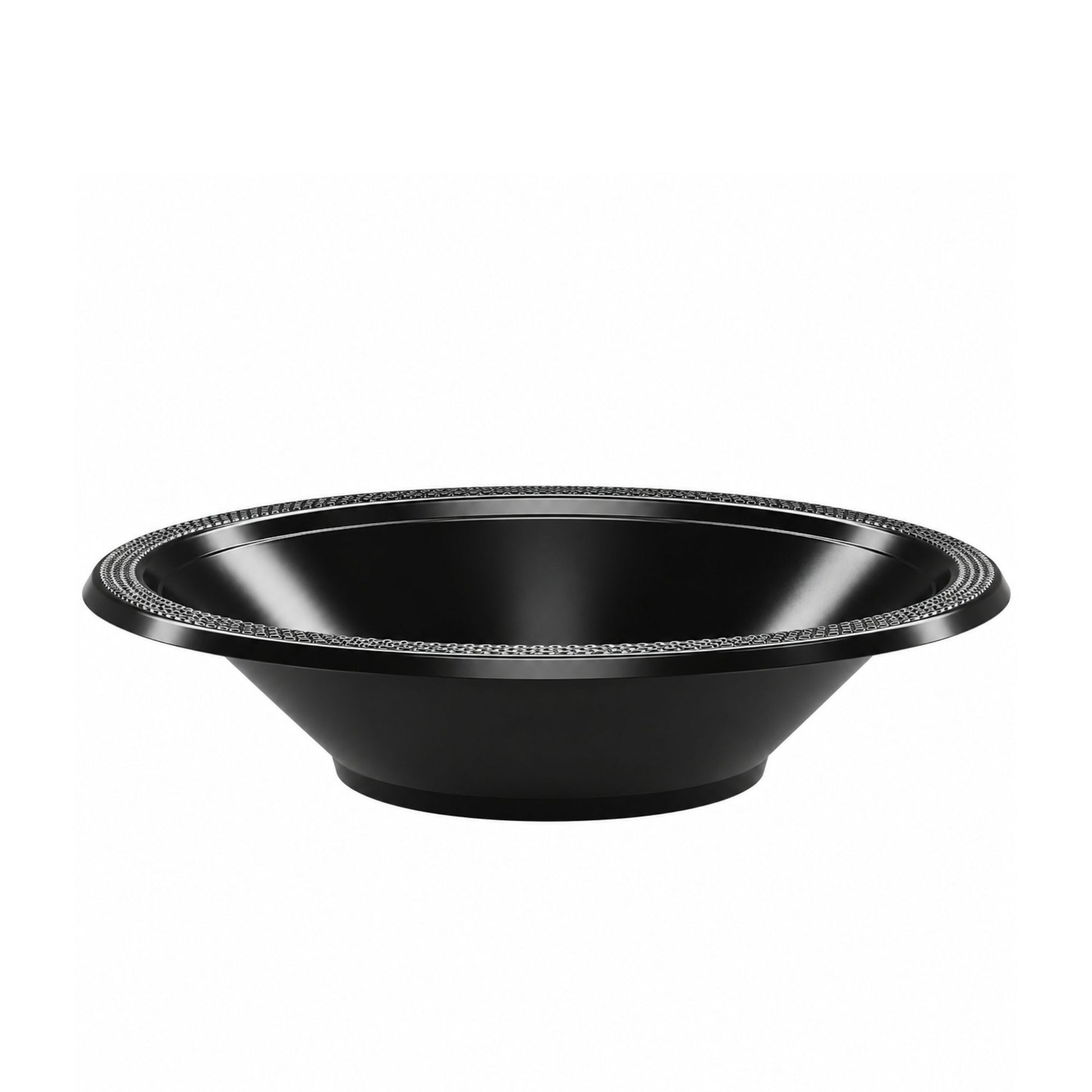 15oz Plastic Bowl Black ( 6-Pack) Bowls Hanna K Signature