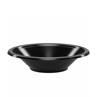 15oz Plastic Bowl Black ( 6-Pack) Bowls Hanna K Signature