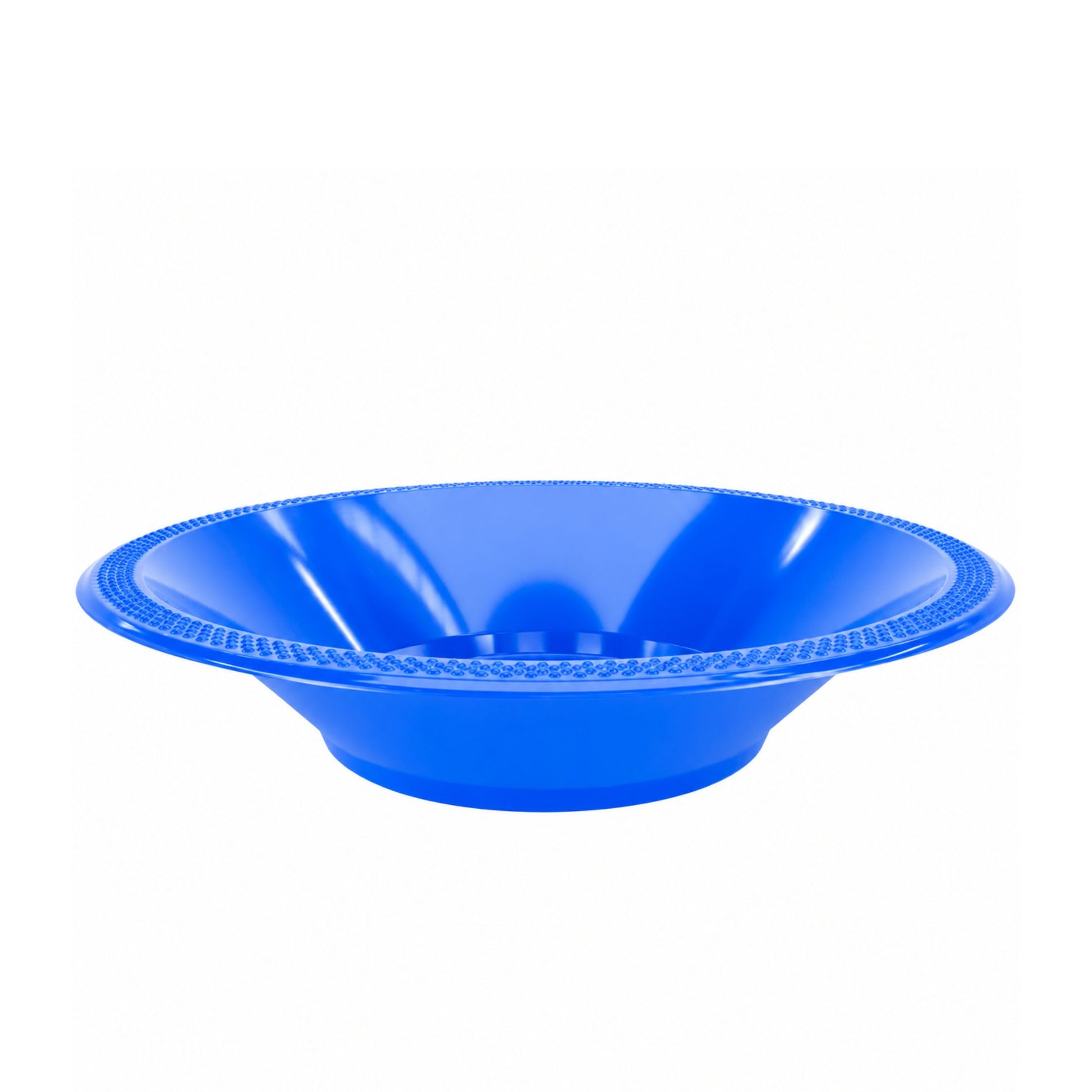 15 oz Plastic Bowl Blue Disposable Bowls Hanna K