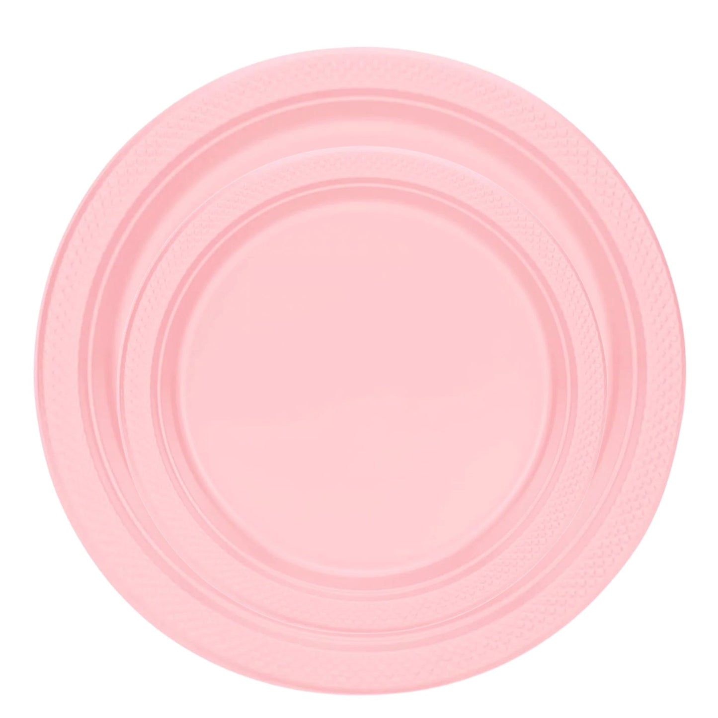 10" & 7" Pink Disposable Plastic Plates Combo Set Disposable Plates Hanna K Signature