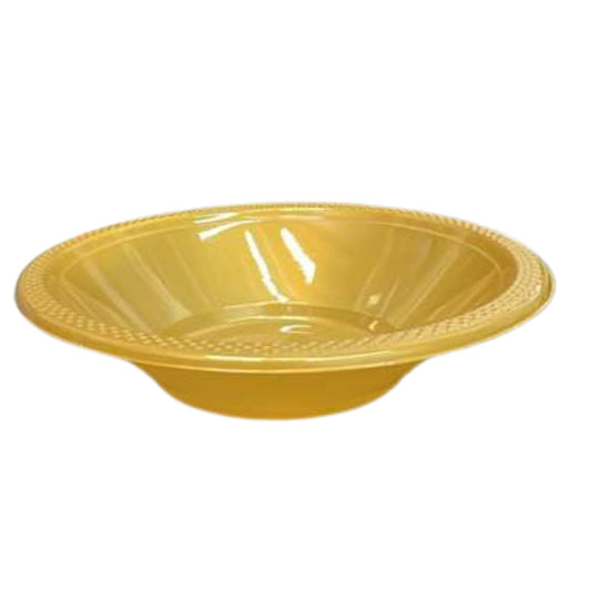 Hanna K. Signature Plastic Bowl Gold 15 oz Bowls Hanna K Signature